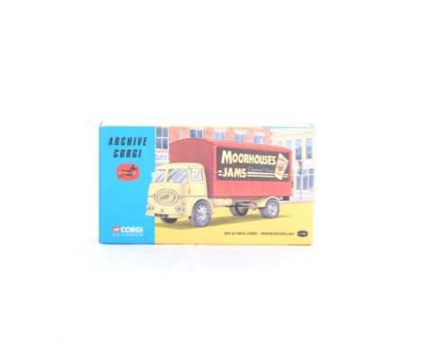  Corgi ERF KV Box Lorry - Moorhouse Jam | Scale: 1:50 | Model Code: 11101 | Certificate: Yes | Lot Condition: Good | Mirrors: