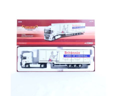  Corgi DAF 105 Step Frame Box Trailer - Britannia Movers International | Scale: 1:50 | Model Code: CC14103 | Certificate: Yes