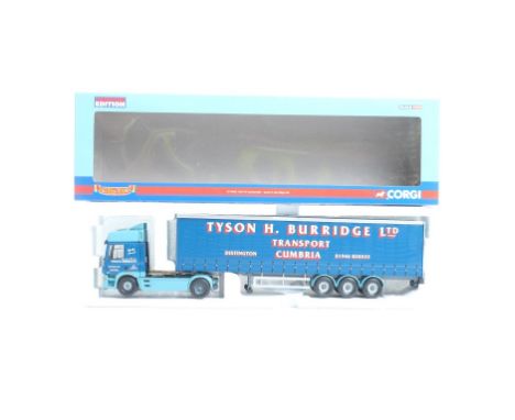  Corgi DAF CF Curtianside - Tyson H.Burridge LTD | Scale: 1:50 | Model Code: CC13603 | Certificate: Yes | Lot Condition: Good