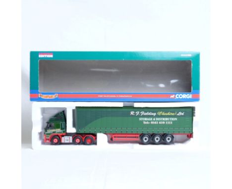  Corgi Volvo FM Curtainside - R.F. Fielding (Cheshire) Ltd | Scale: 1:50 | Model Code: CC13507 | Certificate: Yes | Lot Condi