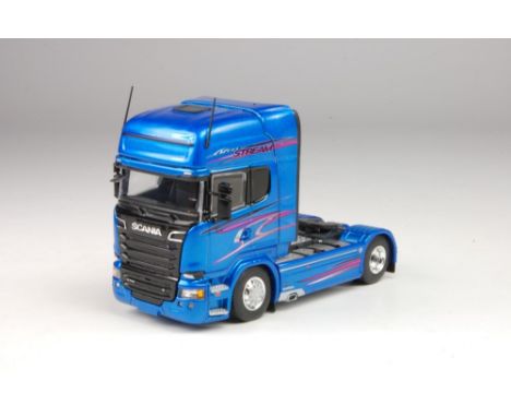  Tekno Scania R-Streamline Topline Blue Stream | Scale: 1:50 | Model Code: 67629 | Certificate: Yes | Lot Condition: Good | M