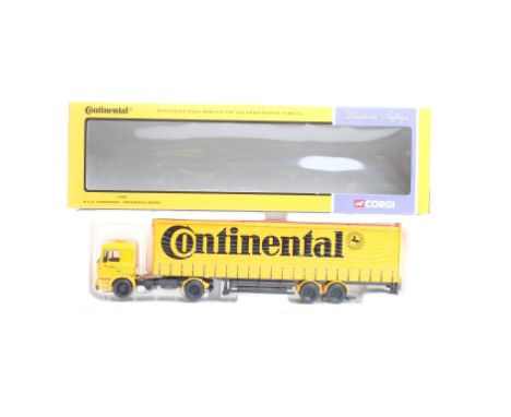  Corgi M.A.N. Curtainside - Continental Reifen | Scale: 1:50 | Model Code: 75802 | Certificate: Yes | Lot Condition: Good | M