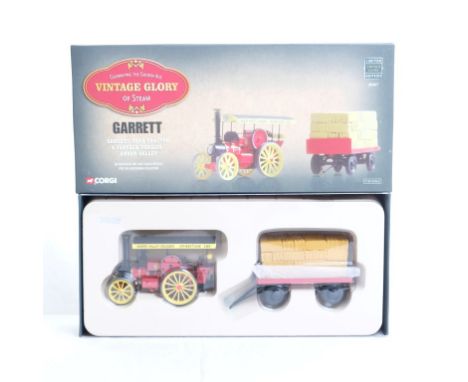  Corgi Garrett Road Tractor & Flatbed Trailer - Anker Valley | Scale: 1:50 | Model Code: 80307 | Certificate: Yes | Lot Condi