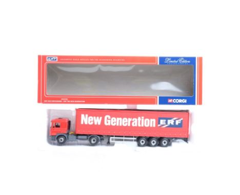  Corgi ERF ECS Curtainside - ERF The New Generation | Scale: 1:50 | Model Code: CC12701 | Certificate: Yes | Lot Condition: G