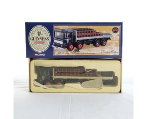  Corgi Leyland Ergomatic 8 Wheel Platform Lorry & Bottle Crates - Guinness | Scale: 1:50 | Model Code: 20902 | Certificate: Y