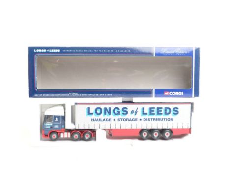  Corgi DAF XF Space Cab Curtainside - J Long & Sons (Haulage) LTD | Scale: 1:50 | Model Code: CC13202 | Certificate: Yes | Lo