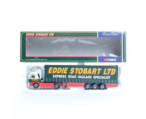  Corgi M.A.N. Curtainside - Eddie Stobart LTD | Scale: 1:50 | Model Code: 75804 | Certificate: Yes | Lot Condition: Good | Mi
