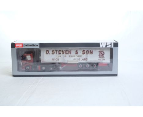  WSI Volvo FH3 XL 6x2 Reefer Trailer - D.Stevn & Son | Scale: 1:50 | Model Code: 02-1195 | Certificate: Yes | Lot Condition: 