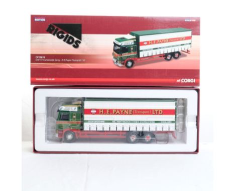  Corgi DAF CF Curtainside Lorry - H.E. Payne Transport Ltd | Scale: 1:50 | Model Code: CC13618 | Certificate: Yes | Lot Condi