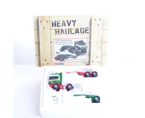  Corgi Scania Topline Tractor Unit Single & Double Axle Jeep Dolly - Cadzow Heavy Haulage | Scale: 1:50 | Model Code: CC12909