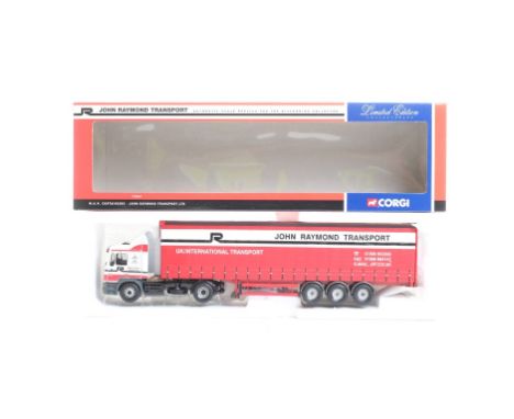  Corgi M.A.N. Curtainside - John Raymond Transport LTD | Scale: 1:50 | Model Code: 75807 | Certificate: Yes | Lot Condition: 