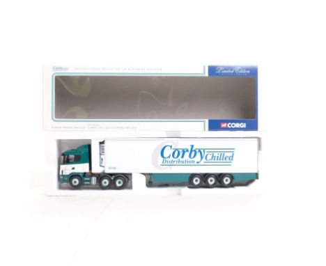  Corgi Scania Fridge Trailer - Corby Chilled Distribution LTD | Scale: 1:50 | Model Code: CC12216 | Certificate: Yes | Lot Co