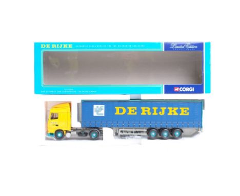  Corgi DAF XF Space Cab Curtiainside - DE Rijke Group | Scale: 1:50 | Model Code: CC13204 | Certificate: Yes | Lot Condition: