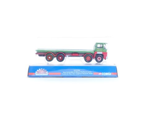  Corgi Guy Invincible 8 Wheel Platform Lorry - Frederick Ray Ltd | Scale: 1:50 | Model Code: CC11704 | Certificate: No | Lot 