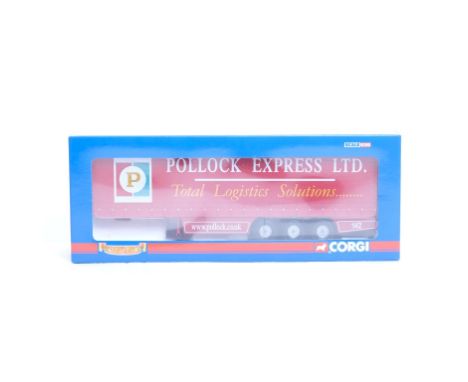  Corgi Curtainside Trailer - Pollock (Scotrans) Ltd | Scale: 1:50 | Model Code: CC19905 | Certificate: N/A | Lot Condition: G