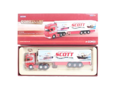  Corgi Scania R Series Topline Reefer Trailer - Scott Trawlers | Scale: 1:76 | Model Code: CC18102 | Certificate: Yes | Lot C