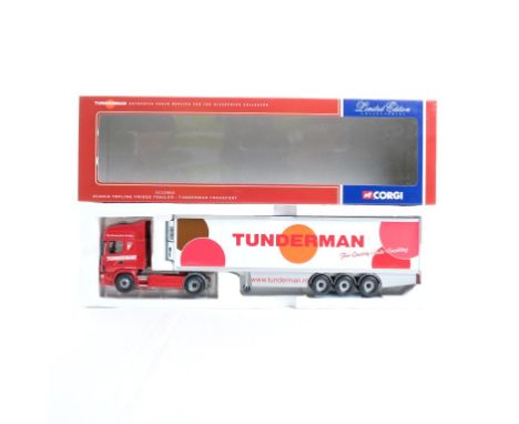  Corgi Scania Topline Fridge Trailer - Tunderman Transport | Scale: 1:50 | Model Code: CC12902 | Certificate: Yes | Lot Condi