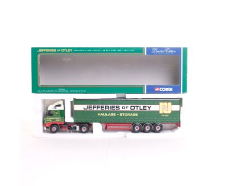  Corgi Volvo FH Globetrotter Curtainside - Jefferies O Otley | Scale: 1:50 | Model Code: CC12416 | Certificate: Yes | Lot Con