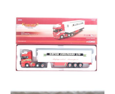  Corgi Scania R Fridge Trailer - Hayton Coulthard Freight Forwarding Ltd | Scale: 1:50 | Model Code: CC13727 | Certificate: Y