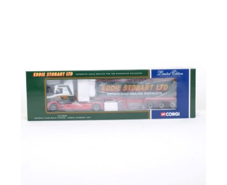  Corgi Scania T-Cab Bulk Tipper - Eddie Stobart Ltd | Scale: 1:50 | Model Code: CC12802 | Certificate: Yes | Lot Condition: G