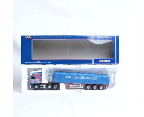  Corgi Scania Topline Sheeted Trailer - Yuill & Dodds | Scale: 1:50 | Model Code: CC12905 | Certificate: Yes | Lot Condition: