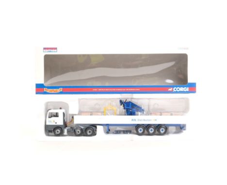  Corgi MAN TGA XL Sided Crane Trailer & Palletised Load - RDL Distribution LTD | Scale: 1:50 | Model Code: CC13411 | Certific