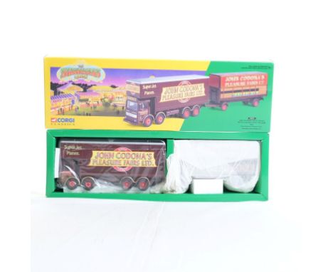  Corgi AEC Closed Pole Truck & Closed Pole Trailer - John Codona's | Scale: 1:50 | Model Code: 21701 | Certificate: Yes | Lot