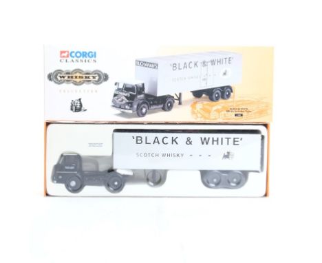  Corgi ERF KV Artic Box Trailer - Black & White | Scale: 1:50 | Model Code: 11401 | Certificate: Yes | Lot Condition: Good | 