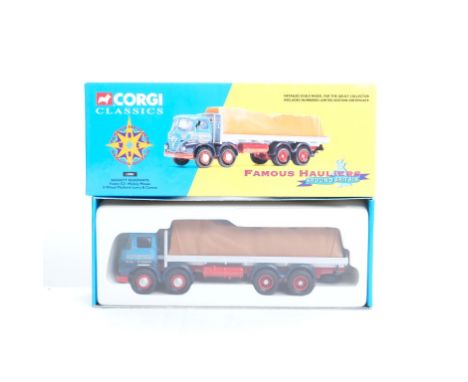  Corgi Foden S21 Mickey Mouse 8 Wheel Platform Lorry & Canvas - Bassett Roadways | Scale: 1:50 | Model Code: 13901 | Certific