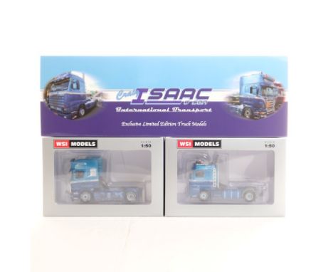  WSI Scania R500 & Scania 143 Tractor Unit Set - Craig Isaac | Scale: 1:50 | Model Code:  | Certificate: Yes | Lot Condition: