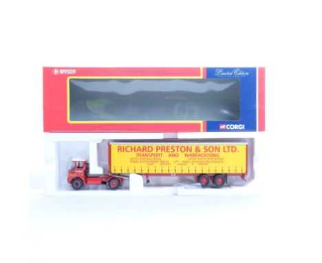  Corgi Atkinson Borderer Tautliner - Richard Preston & Son LTD | Scale: 1:50 | Model Code: CC12505 | Certificate: Yes | Lot C