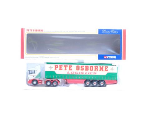  Corgi Scania Curtainside - Pete Osborne Logistics LTD | Scale: 1:50 | Model Code: CC12209 | Certificate: Yes | Lot Condition