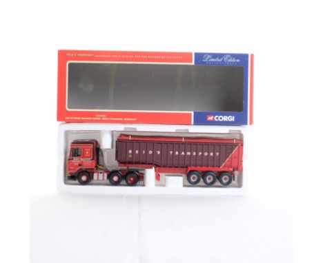  Corgi DAF XF Space Cab Bulk Tipper - Reid's Transport | Scale: 1:50 | Model Code: CC13206 | Certificate: Yes | Lot Condition