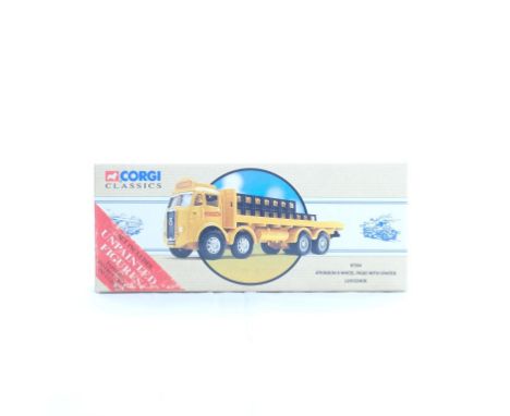  Corgi Atkninson 8 Wheel Rigid With Crates - Lucozade | Scale: 1:50 | Model Code: 97334 | Certificate: Yes | Lot Condition: G