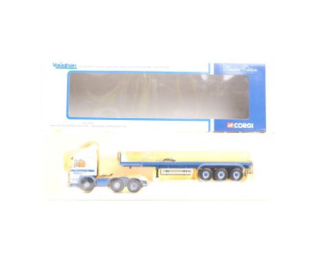  Corgi ERF ECS Flatbed Trailer - Vaughan Logistics LTD | Scale: 1:50 | Model Code: CC12703 | Certificate: Yes | Lot Condition