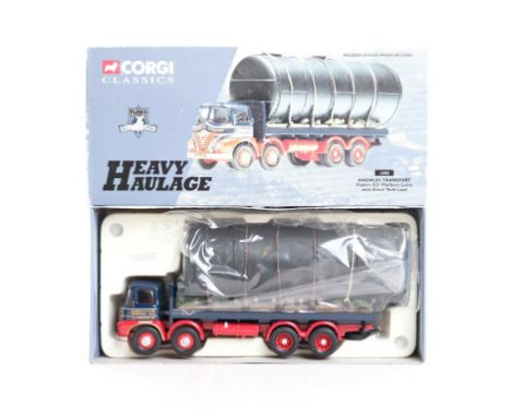  Corgi Fodern S21 Platform Lorry With Diedel Tank Load | Scale: 1:50 | Model Code: 13902 | Certificate: No | Lot Condition: G