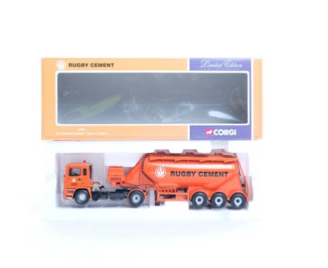  Corgi ERF Powder Tanker - Rugby Cement | Scale: 1:50 | Model Code: 74901 | Certificate: Yes | Lot Condition: Good | Mirrors: