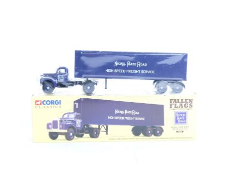  Corgi Mach B Series Semi - Nickle Plate Road | Scale: 1:50 | Model Code: 52303 | Certificate: Yes | Lot Condition: Good  | M