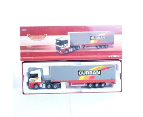  Corgi Mercedes-Benz Actros Step Frame Curtainside - D Curran & Sons Ltd | Scale: 1:50 | Model Code: CC13811 | Certificate: Y