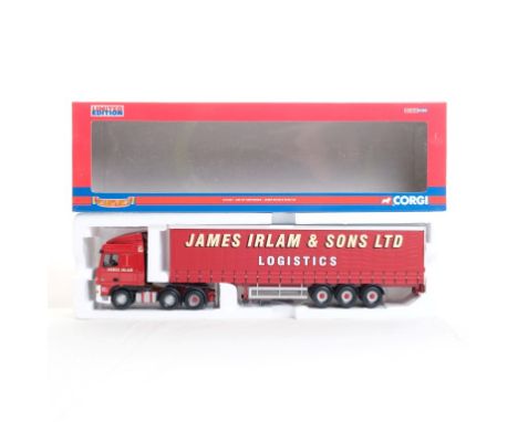  Corgi DAF XF Curtainside - James Irlam & Sons LTD | Scale: 1:50 | Model Code: CC13231 | Certificate: Yes | Lot Condition: Go