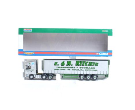  Corgi Foden Alpha Curtainside - Ritchie Transport | Scale: 1:50 | Model Code: CC13906 | Certificate: Yes | Lot Condition: Go