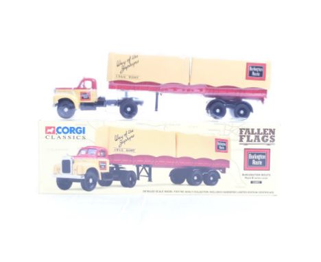  Corgi Mack B Series Semi And Trailer Burlington Route | Scale: 1:50 | Model Code: 52802 | Certificate: Yes | Lot Condition: 