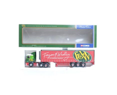  Corgi Scania Curtianside - Fagen & Whallry LTD | Scale: 1:50 | Model Code: CC12211 | Certificate: Yes | Lot Condition: Good 