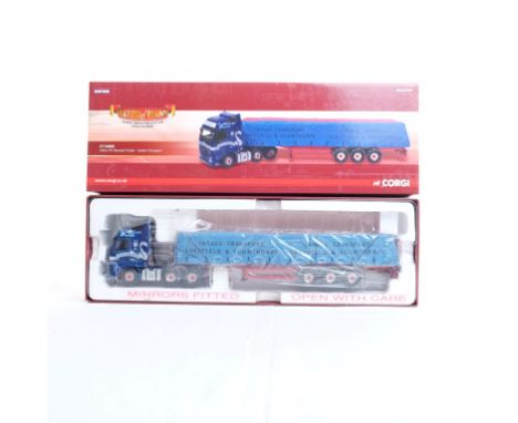  Corgi Volvo FH Sheeted Trailer - Intake Transport | Scale: 1:50 | Model Code: CC14006 | Certificate: Yes | Lot Condition: Go