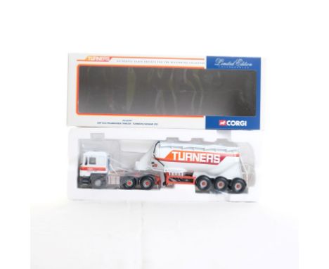  Corgi ERF ECS Feldbinder Tanker - Turners (Soham) LTD | Scale: 1:50 | Model Code: CC12707 | Certificate: Yes | Lot Condition