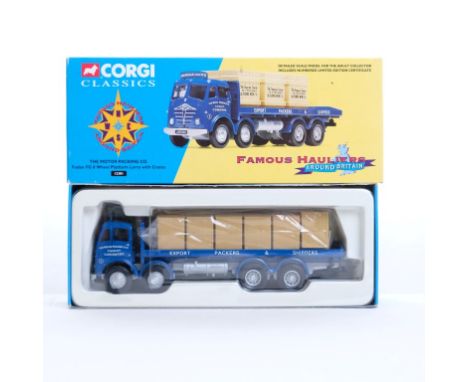  Corgi Foden FG 8 Wheel Platform Lorry With Crates - The Motor Packing Co | Scale: 1:50 | Model Code: 12301 | Certificate: No