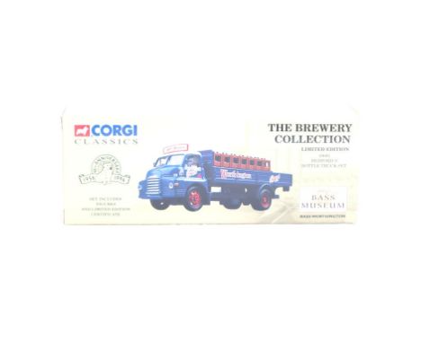  Corgi Bedford S Bottle Truck Set - Bass Worthington | Scale: 1:50 | Model Code: 19601 | Certificate: No | Lot Condition: Goo