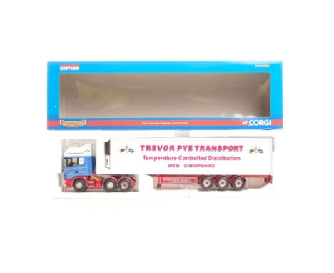  Corgi Scania Topline Fridge Trailer - Trevor Pye Transport | Scale: 1:50 | Model Code: CC12922 | Certificate: Yes | Lot Cond