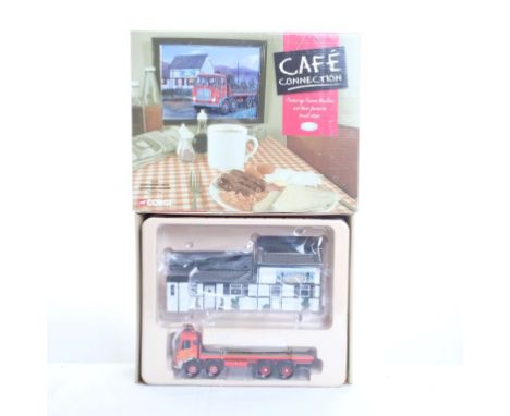  Corgi Café Connection - AEC MKV Mammoth Major Platform Lorry - Siddle Cook - The Lazy Trout | Scale: 1:50 | Model Code: CC11