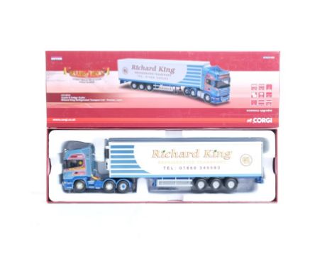  Corgi Scania R Reefer Trailer - Richard King Refrigerated Transport LTD | Scale: 1:50 | Model Code: CC13731 | Certificate: Y